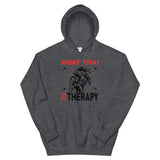 Hoodie Muay Thaï Therapy HF-BT13 Gris Foncé Chiné / S