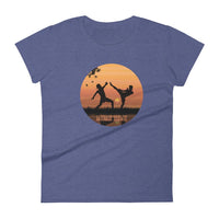 T-shirt Muay Thaï TF-MT09 Bleu Chiné / S