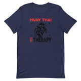 T-shirt Muay Thaï Therapy Bleu Marine / S