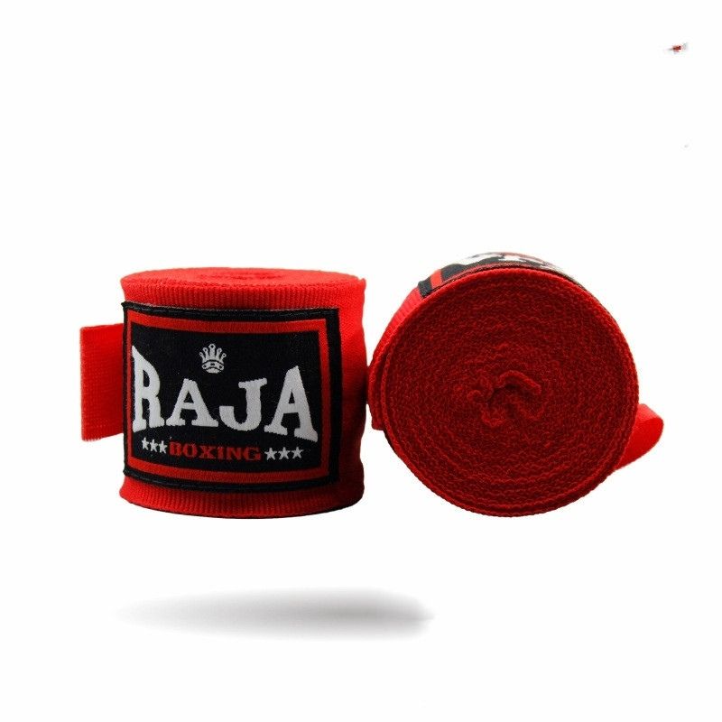 Bandages de Boxe Raja Boxing Rouge - 4,5 Mètres | Univers Boxe