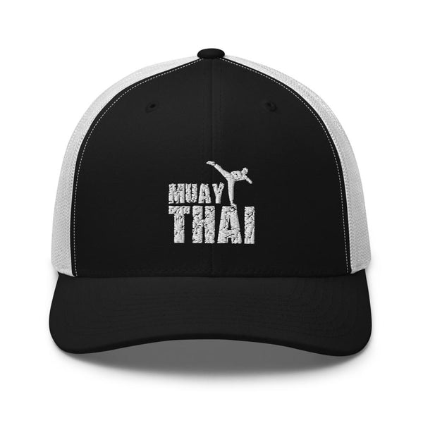 Casquette Muay Thaï CU-BT01 Noir / Blanc