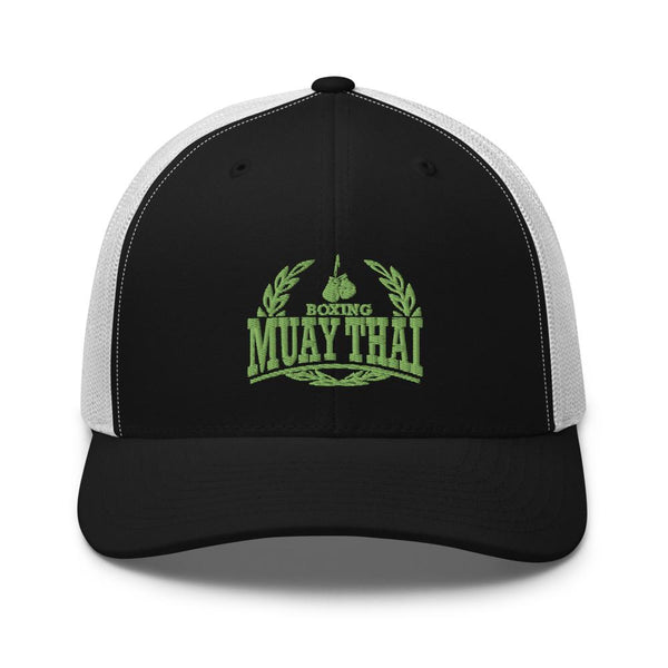Casquette Muay Thaï CU-MT03 Noir / Blanc