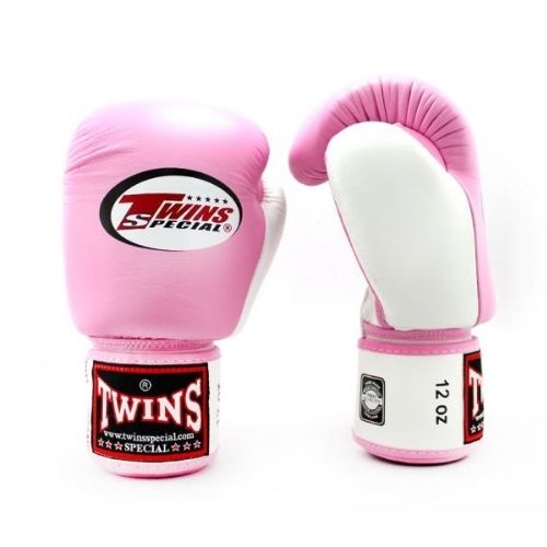 Gants de Boxe Twins Air Flow Rose & Blanc | Univers Boxe