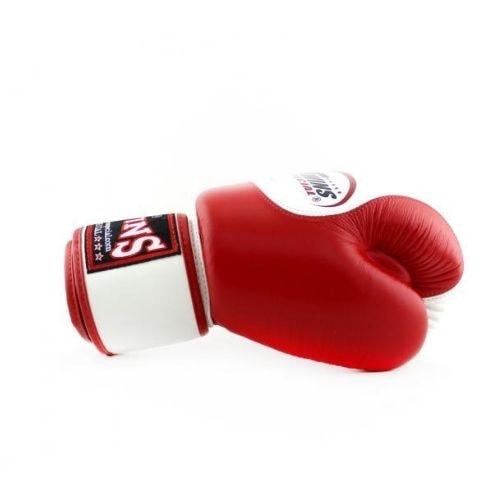Gants de Boxe Twins BGVL9 Blanc et Rouge Univers Boxe
