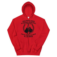 Hoodie Boxe Homme Rouge / S