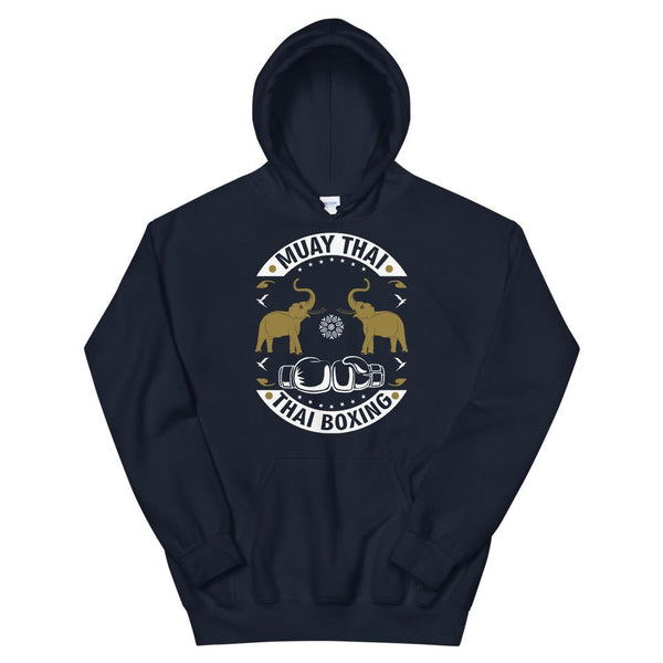 Hoodie Boxe Thaï HH-BT03 Bleu Marine / S