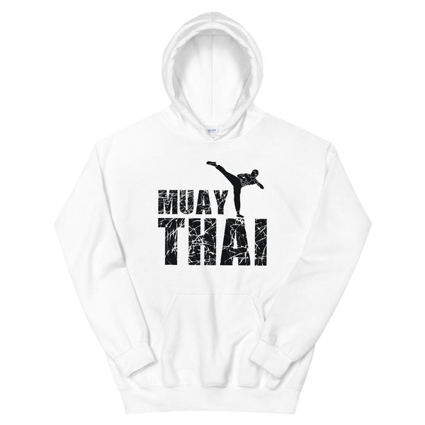 Hoodie Muay Thaï HF-BT01 Blanc / S