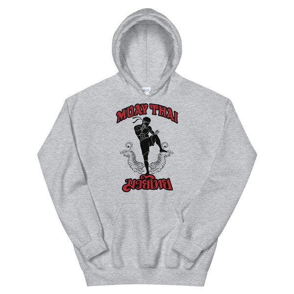 Hoodie Muay Thaï HF-MT04 Gris Sport / S