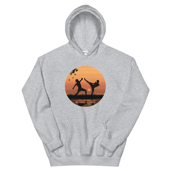 Hoodie Muay Thaï HF-MT09 Gris Sport / S