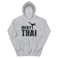 Hoodie Muay Thaï HH-BT01 Gris Sport / S