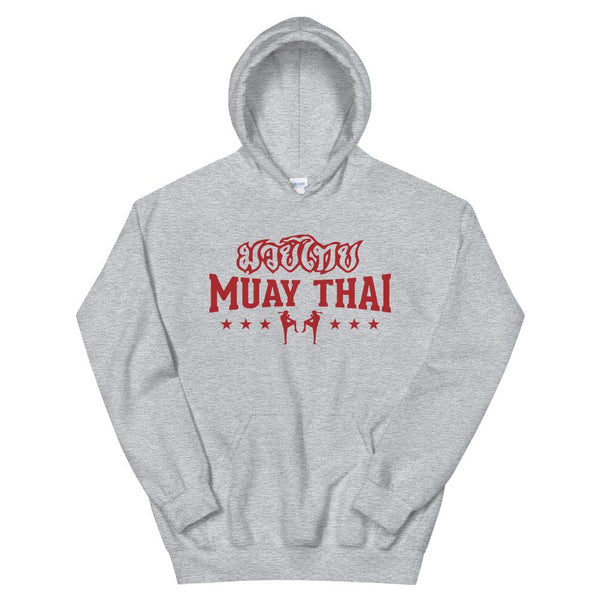 Hoodie Muay Thaï HH-MT08 Gris Sport / S