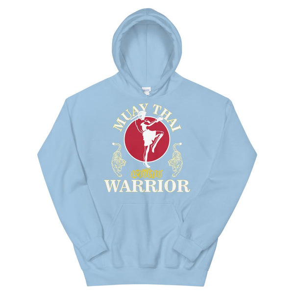 Hoodie Muay Thaï Warrior Bleu Clair / S