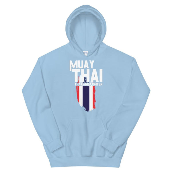 Hoodie Street Fight Muay Thaï Bleu Clair / S