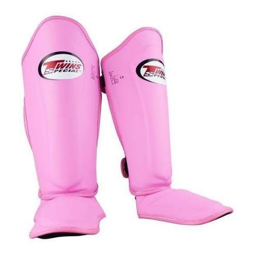 Tibia Rose Protège Tibias Twins SGL 10 Rose | Univers Boxe