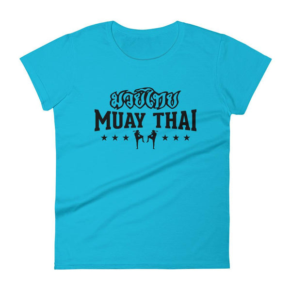 T-shirt Boxe Thaï TF-BT02 Bleu bondi / S