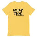 T-shirt Boxe Thaï TH-BT05 Jaune / S