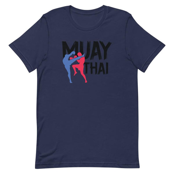 T-shirt Boxe Thaï TH-BT06 Bleu Marine / S