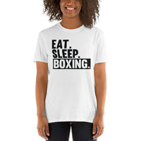 T-shirt Eat Sleep Boxing Femme - Univers Boxe