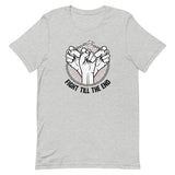 T-shirt Fight Till The End Gris Chiné / S