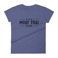 T-shirt Muay Thaï is Life TF-MT12 Bleu Chiné / S
