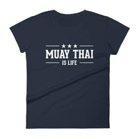 T-shirt Muay Thaï is Life TF-MT12 Bleu Marine / S