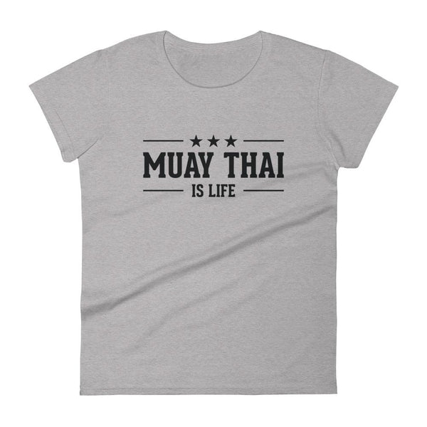 T-shirt Muay Thaï is Life TF-MT12 Gris Chiné / S