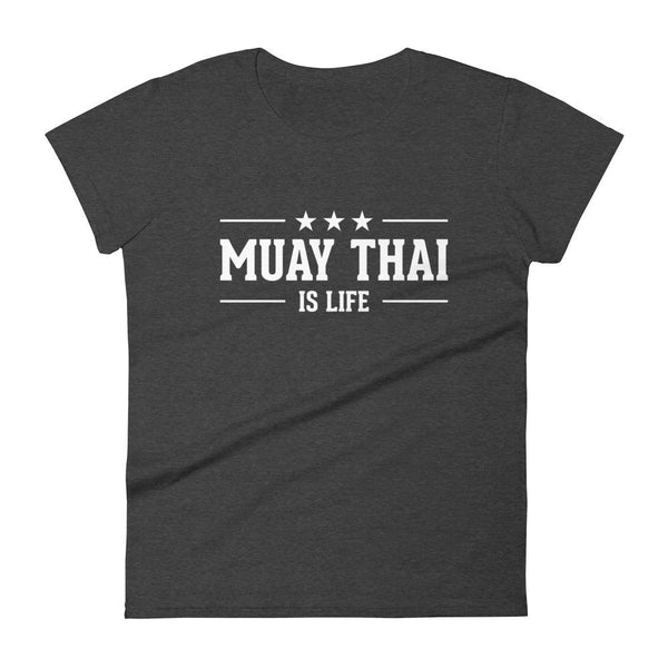 T-shirt Muay Thaï is Life TF-MT12 Gris Foncé Chiné / S