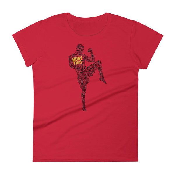 T-shirt Muay Thaï TF-MT02 Rouge / S