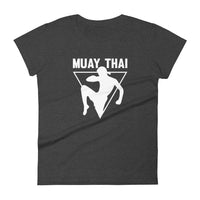 T-shirt Muay Thaï TF-MT13 Gris Foncé Chiné / S