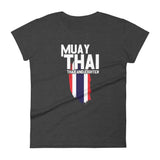 T-shirt Muay Thaï TF-MT16 Gris Foncé Chiné / S