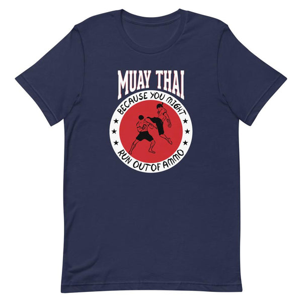 T-shirt Muay Thaï TH-MT07 Bleu Marine / S