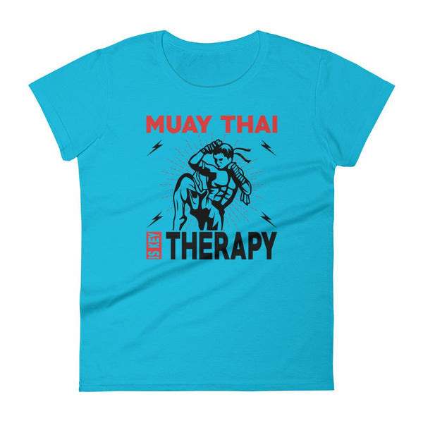 T-shirt Muay Thaï Therapy TF-BT13 Bleu bondi / S