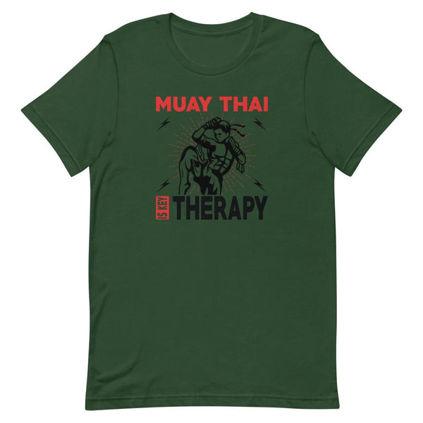 T-shirt Muay Thaï Therapy Vert Forêt / S
