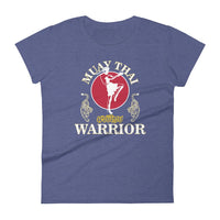 T-shirt Muay Thaï Warrior TF-BT12 Bleu Chiné / S