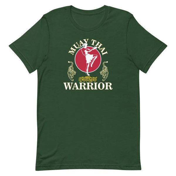 T-shirt Muay Thaï Warrior Vert Forêt / S
