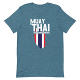 T-shirt Street Fight Muay Thaï Bleu Canard Chiné / S