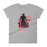 T-shirt Thaï Boxing TF-BT07 Gris Chiné / S
