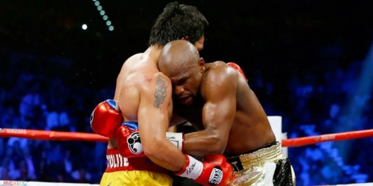 Clinch Pacquiao Mayweather